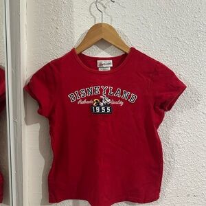 Disneyland Red Short Sleeve Kids Tee
